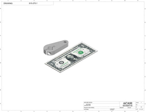 Automatic inline 4 pistons filler machine high-precision, electrically-driven ball screw movement, high viscocity liquid products, Part 615-270-1, by Acasi Machinery Inc.