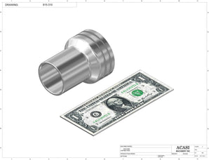 Automatic inline 4 pistons filler machine high-precision, electrically-driven ball screw movement, high viscocity liquid products, Part 615-310, by Acasi Machinery Inc.