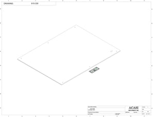 Automatic inline 4 pistons filler machine high-precision, electrically-driven ball screw movement, high viscocity liquid products, Part 615-330, by Acasi Machinery Inc.