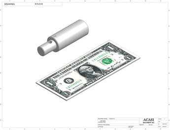 Automatic inline 4 pistons filler machine high-precision, electrically-driven ball screw movement, high viscocity liquid products, Part 615-510, by Acasi Machinery Inc.