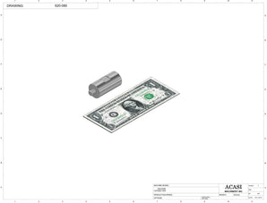 Automatic inline 4 pistons filler machine high-precision, electrically-driven ball screw movement, high viscocity liquid products, Part 620-080, by Acasi Machinery Inc.