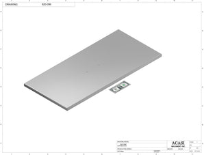 Automatic inline 4 pistons filler machine high-precision, electrically-driven ball screw movement, high viscocity liquid products, Part 620-090, by Acasi Machinery Inc.