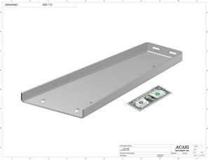 Automatic inline 4 pistons filler machine high-precision, electrically-driven ball screw movement, high viscocity liquid products, Part 620-110, by Acasi Machinery Inc.
