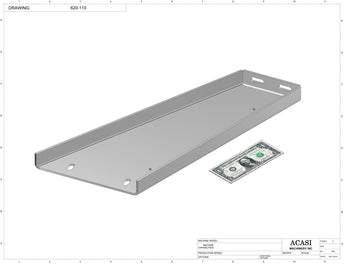 Automatic inline 4 pistons filler machine high-precision, electrically-driven ball screw movement, high viscocity liquid products, Part 620-110, by Acasi Machinery Inc.