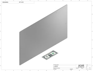 Automatic inline 4 pistons filler machine high-precision, electrically-driven ball screw movement, high viscocity liquid products, Part 671-018, by Acasi Machinery Inc.