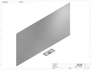 Automatic inline 4 pistons filler machine high-precision, electrically-driven ball screw movement, high viscocity liquid products, Part 671-090, by Acasi Machinery Inc.