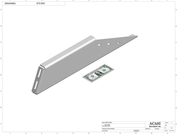 Automatic inline 4 pistons filler machine high-precision, electrically-driven ball screw movement, high viscocity liquid products, Part 672-002, by Acasi Machinery Inc.