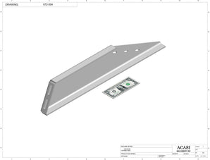 Automatic inline 4 pistons filler machine high-precision, electrically-driven ball screw movement, high viscocity liquid products, Part 672-004, by Acasi Machinery Inc.