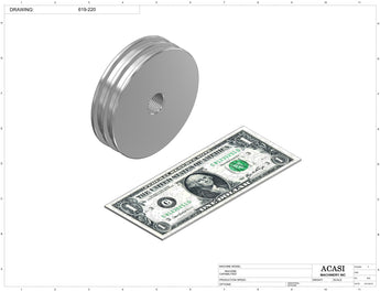 Automatic inline 4 pistons filler machine high-precision, electrically-driven ball screw movement, high viscocity liquid products, Part 619-220, by Acasi Machinery Inc.