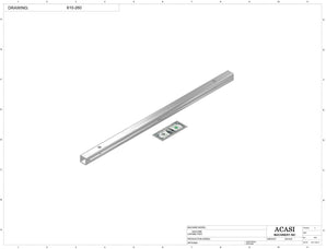 Automatic inline 4 pistons filler machine high-precision, electrically-driven ball screw movement, high viscocity liquid products, model Trupiston, Part 610-260, by Acasi Machinery Inc.