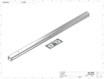 Automatic inline 4 pistons filler machine high-precision, electrically-driven ball screw movement, high viscocity liquid products, model Trupiston, Part 610-290, by Acasi Machinery Inc.