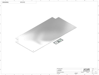 Automatic inline 4 pistons filler machine high-precision, electrically-driven ball screw movement, high viscocity liquid products, model Trupiston, Part 610-310, by Acasi Machinery Inc.