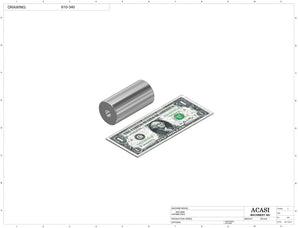 Automatic inline 4 pistons filler machine high-precision, electrically-driven ball screw movement, high viscocity liquid products, model Trupiston, Part 610-340, by Acasi Machinery Inc.
