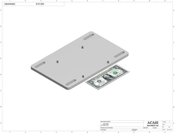 Automatic inline 4 pistons filler machine high-precision, electrically-driven ball screw movement, high viscocity liquid products, model Trupiston, Assy 610-350, by Acasi Machinery Inc.