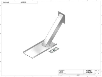Automatic inline 4 pistons filler machine high-precision, electrically-driven ball screw movement, high viscocity liquid products, model Trupiston, Assy 625-020E, by Acasi Machinery Inc.