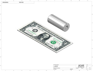 Automatic inline 4 pistons filler machine high-precision, electrically-driven ball screw movement, high viscocity liquid products, Part 652-022, by Acasi Machinery Inc.