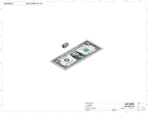 Automatic inline 6 pistons filler machine high-precision, electrically-driven ball screw movement, high viscocity liquid products, Component ADA-CPBR-375-0.125in, by Acasi Machinery Inc.