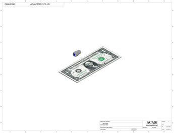 Automatic inline 6 pistons filler machine high-precision, electrically-driven ball screw movement, high viscocity liquid products, Component ADA-CPBR-375-0.125in, by Acasi Machinery Inc.