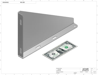 Automatic inline 6 pistons filler machine high-precision, electrically-driven ball screw movement, high viscocity liquid products, Part 662-260, by Acasi Machinery Inc.