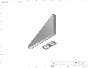 Automatic inline 6 pistons filler machine high-precision, electrically-driven ball screw movement, high viscocity liquid products, Part 662-270, by Acasi Machinery Inc.