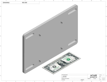Automatic inline 6 pistons filler machine high-precision, electrically-driven ball screw movement, high viscocity liquid products, Part 662-280, by Acasi Machinery Inc.