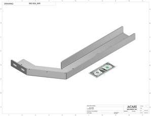 Automatic inline 6 pistons filler machine high-precision, electrically-driven ball screw movement, high viscocity liquid products, Part 682-824_MIR, by Acasi Machinery Inc.