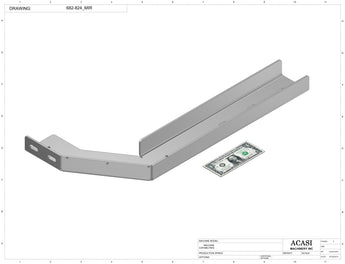 Automatic inline 6 pistons filler machine high-precision, electrically-driven ball screw movement, high viscocity liquid products, Part 682-824_MIR, by Acasi Machinery Inc.