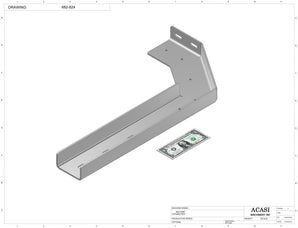 Automatic inline 6 pistons filler machine high-precision, electrically-driven ball screw movement, high viscocity liquid products, Part 682-824, by Acasi Machinery Inc.