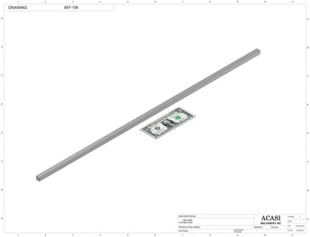 Automatic inline 6 pistons filler machine high-precision, electrically-driven ball screw movement, high viscocity liquid products, Part 697-106, by Acasi Machinery Inc.