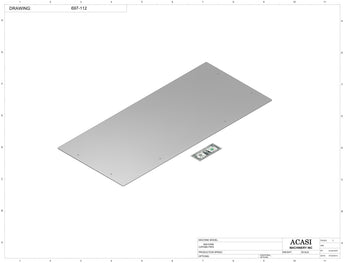Automatic inline 6 pistons filler machine high-precision, electrically-driven ball screw movement, high viscocity liquid products, Part 697-112, by Acasi Machinery Inc.