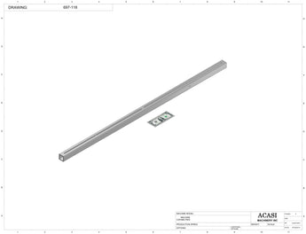 Automatic inline 6 pistons filler machine high-precision, electrically-driven ball screw movement, high viscocity liquid products, Part 697-118, by Acasi Machinery Inc.