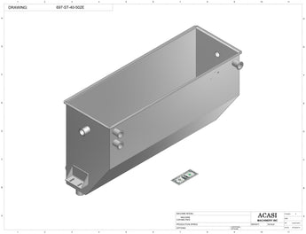 Automatic inline 6 pistons filler machine high-precision, electrically-driven ball screw movement, high viscocity liquid products, Part 697-ST-40-502E, by Acasi Machinery Inc.