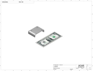 Automatic inline miniature piston filler machine,  Part 652-146, by Acasi Machinery Inc.