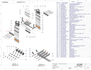 Automatic inline bottle cap tightener machine, Model - Trucap, Assy 303-000-01-V17, by Acasi Machinery Inc.