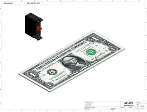 Automatic inline bottle cap tightener machine, Model - Trucap, Component AEL-60-D7-X01, by Acasi Machinery Inc.