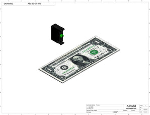 Automatic inline bottle cap tightener machine, Model - Trucap, Component AEL-60-D7-X10, by Acasi Machinery Inc.
