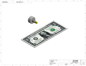 Automatic inline bottle cap tightener machine, Model - Trucap, Component AEL-QQ-9111, by Acasi Machinery Inc.