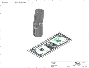 Automatic inline bottle cap tightener machine, model-trucap, Component CURT-SS648M/87225, by Acasi Machinery Inc.