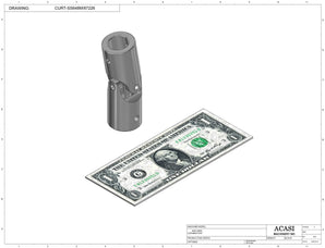 Automatic inline bottle cap tightener machine,model-trucap, Component CURT-SS648M/87226, by Acasi Machinery Inc.