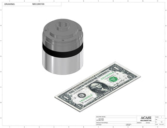 Automatic inline bottle cap tightener machine, Model - Trucap, Component NEX-800100, by Acasi Machinery Inc.