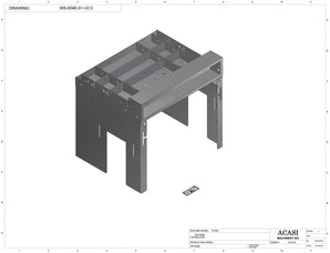 Automatic inline bottle cap tightener machine, Model - Trucap, Part 305-004E-01-V2.0, by Acasi Machinery Inc.