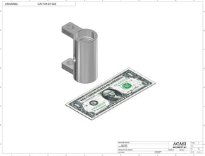 Automatic inline bottle cap tightener machine, model-trucap, Part CAI-10X-21-022, by Acasi Machinery Inc.
