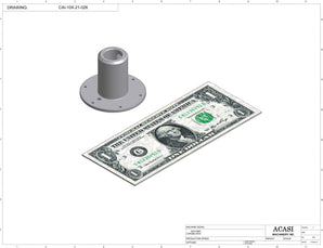 Automatic inline bottle cap tightener machine, model-trucap, Part CAI-10X-21-026, by Acasi Machinery Inc.