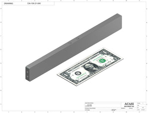 Automatic inline bottle cap tightener machine, model-trucap, Part CAI-10X-21-040, by Acasi Machinery Inc.