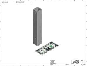 Automatic inline bottle cap tightener machine Model - Trucap Part CAI-10X-21-046 by Acasi Machinery Inc.