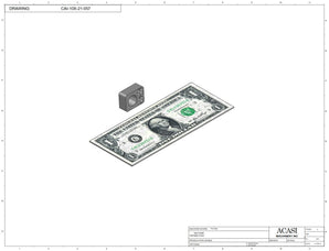 Automatic inline bottle cap tightener machine, model-trucap, Part CAI-10X-21-057, by Acasi Machinery Inc.
