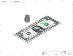 Automatic inline bottle cap tightener machine, model-trucap, Part CAI-10X-21-060, by Acasi Machinery Inc.