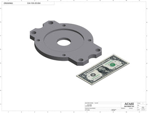 Automatic inline bottle cap tightener machine, Model - Trucap, Part CAI-10X-25-004, by Acasi Machinery Inc.