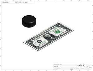 Automatic inline bottle cap tightener machine, Model - Trucap, Component CAPL-CCF-1.750-14-20, by Acasi Machinery Inc.