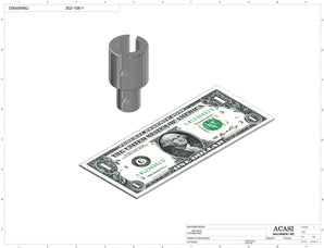 Automatic inline bottle cap tightener machine model-TruCap Part 302-108-1 by Acasi Machinery Inc.